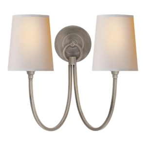 Reed Double Sconce